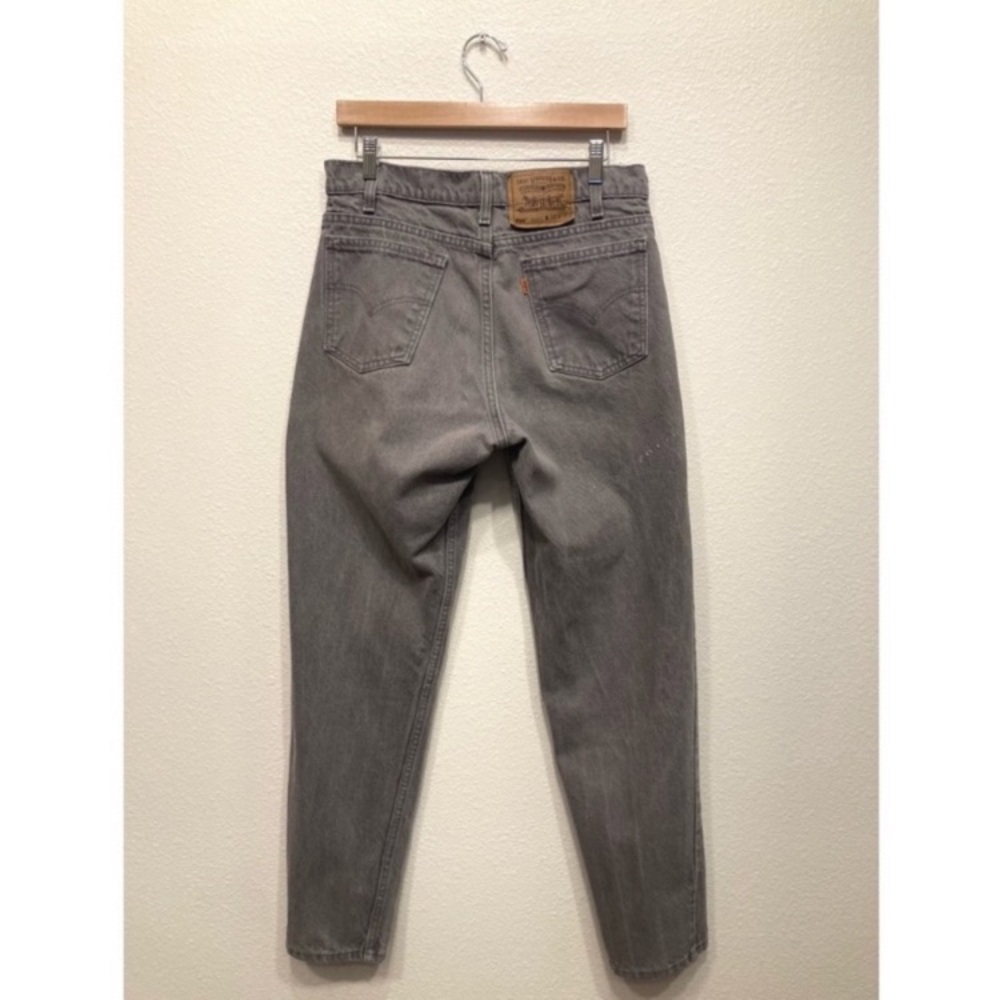 Vintage Levi's Grey Jeans Orange tab tapered leg